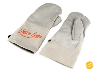 Leather gloves (pair) - With your logo