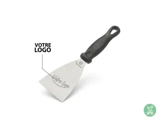 Stainless steel triangle spatula - With your logo