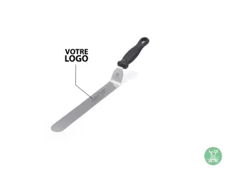 Angled pastry spatula - With your logo