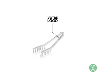 Stainless steel spaghetti tongs - With your logo