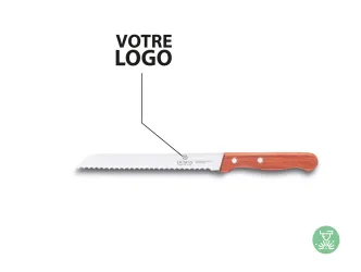 Rosewood Bread Knife - With your logo