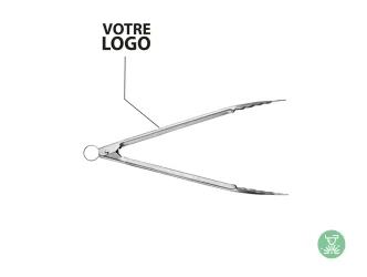 Stainless steel tongs - With your logo
