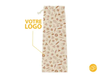 Organic cotton bread bag Made in France - With your logo