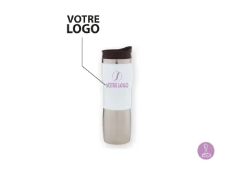 White designer bottle - With your logo