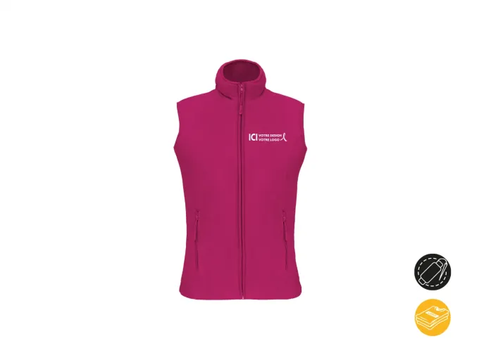 Bodywarmer Personnalisable Octobre Rose
